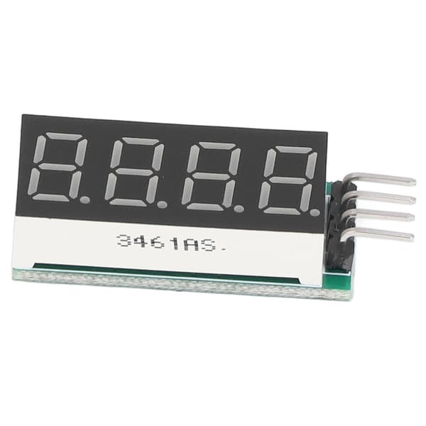 4-siffrig 7-segments digital tubmodul LED-displaymodul I2C-gränssnitt DC 5V/3.3V DM43B04