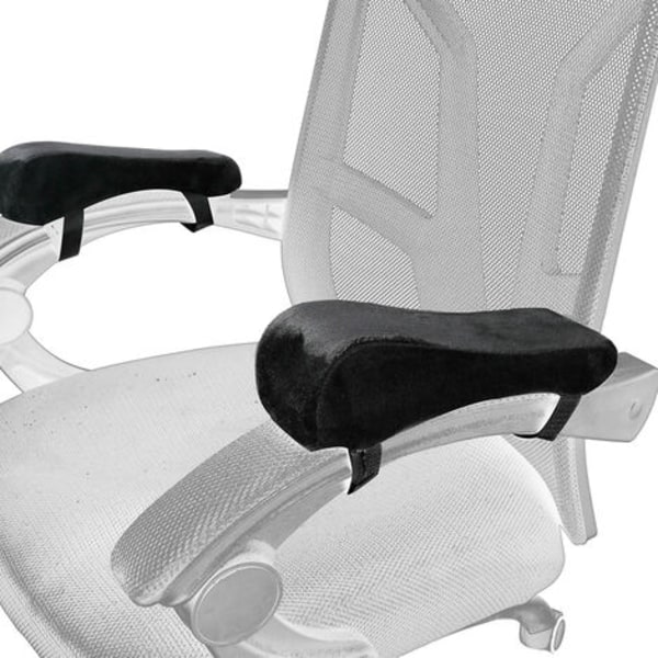 2kpl Ergonominen tuolin käsinojan tyyny kyynärpäätyyny Dekompressio toimistotuolin pelituolin käsinoja memory foam ,