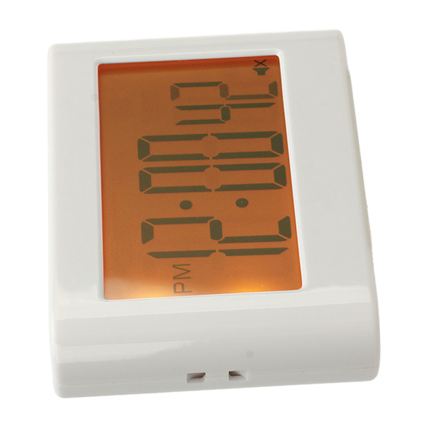 Digital Timer Nedtælling Op Ned Lys Vibration Lyd Flash Advarsel Stand Magnetisk Bagside Elektronisk Køkken Timer Grå