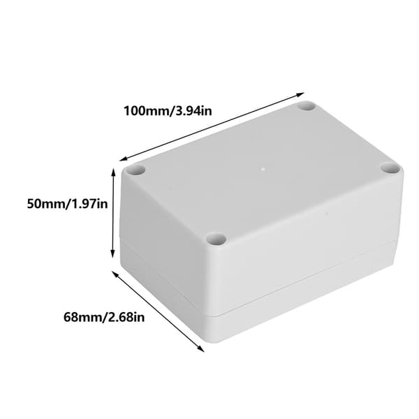 Koblingsboks Elektrisk Kapsling Ledningsforbindelse Utendørsutstyr 100x68x50mm
