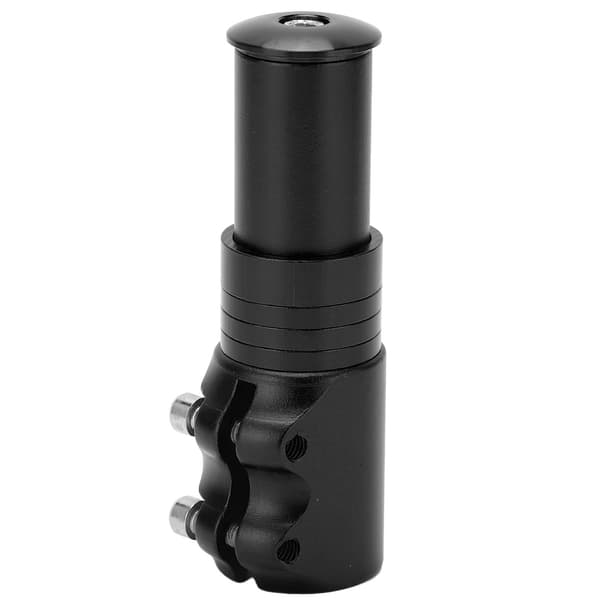 Aluminiumslegering Mountain Bike Stem Riser Adapter 28.6mm 1.13in Gaffel Styrestyre Riser Svart