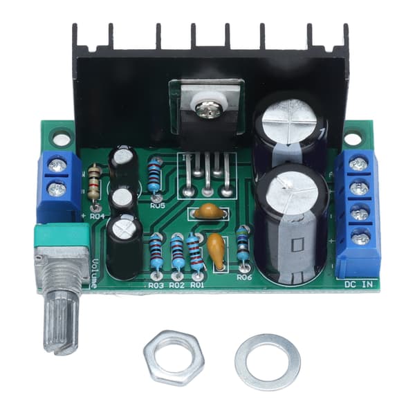 Mono Forstærker Modul 1 Kanal Effektforstærker Board 12V til 24V 5W til 120W TDA2050