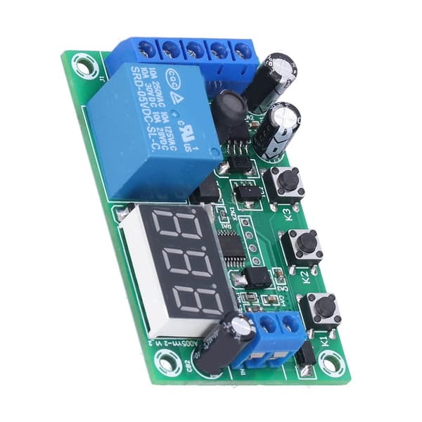 12V DC Strømdetekteringsmodul Relækontakt Sensor Digital Display Motorstyring
