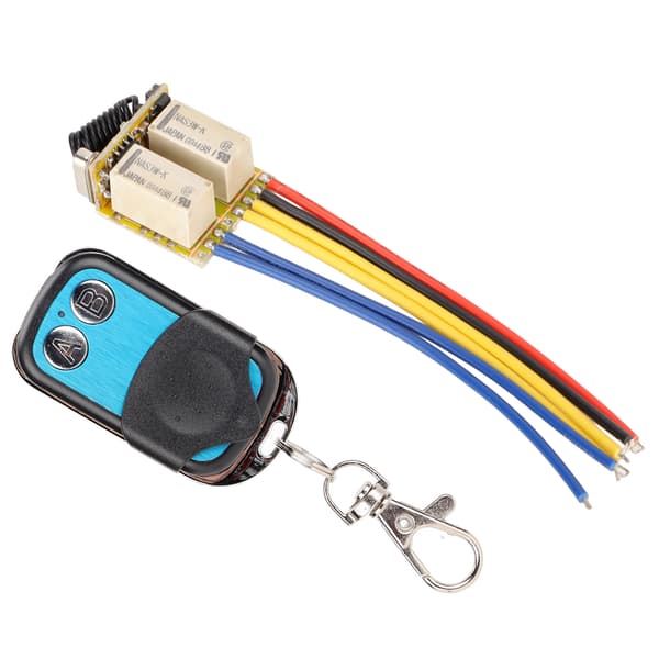 Mini RF 2CH 433MHz Trådløs Relæ Switch Sender Modtager DC3.7‑12V Hjemmeautomatisering