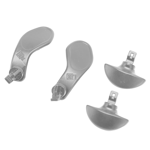 4 stk PS5 Edge Controller Metall Bak Padler Erstatning Sølv Profesjonelle Spillknapper