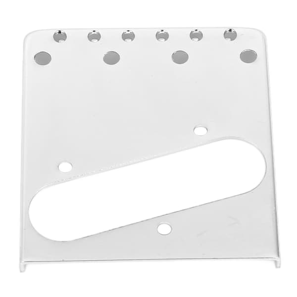 4-strängad gitarrsadelstallplatta Intonationsjustering Dekorativ elgitarrstallplatta GA393 Silver