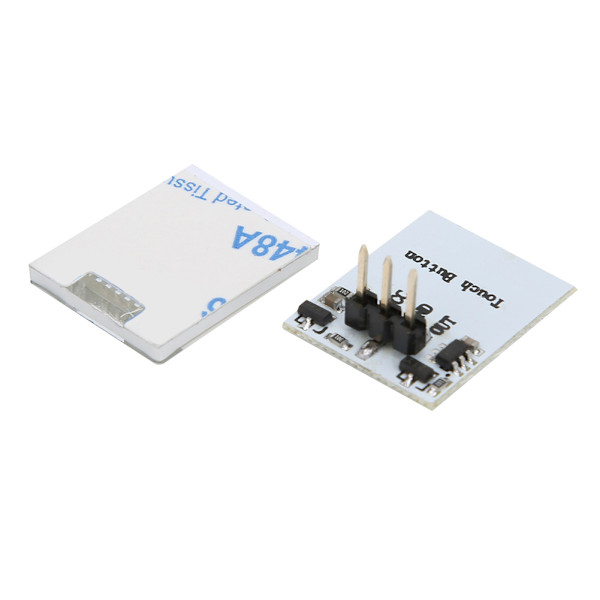 Kapacitiv Touch Switch Knap Anti-Interferens LED Sensor Modul 2.7V til 6V Gul