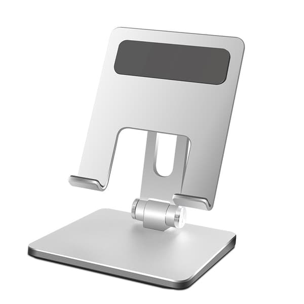 Tablet-holder i aluminiumslegering, skridsikker, foldbar, bærbar, stærk bæreevne til hjemmekontoret