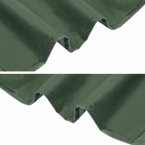 Vihreä suorakaiteen muotoinen puutarhapöytäkansi Vedenpitävä puutarhakalusteiden cover , 420D UV-suojattu cover Outdoor Cover Roo