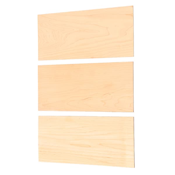 3PCS Gitarrhals Shim Set Lönnträ Gitarrpackningsplattor Elgitarr Reparationsverktyg