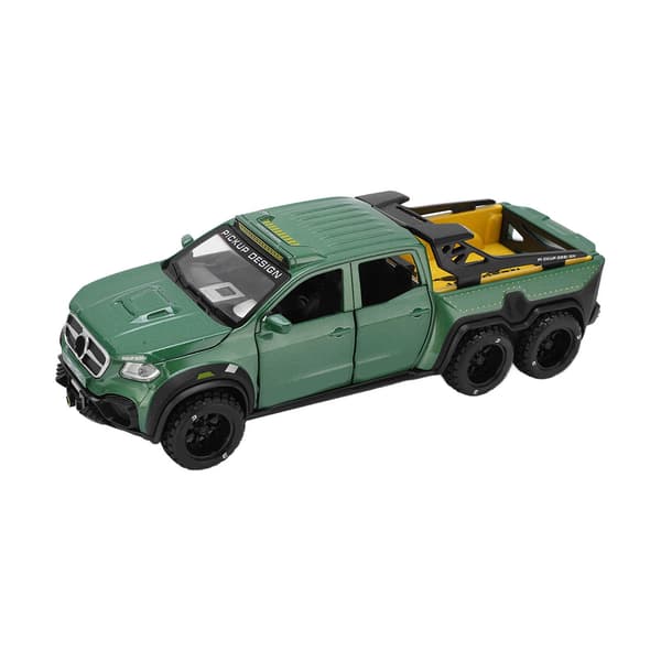 1 28 Legeret Diecast Off Road Model Bil Træk Tilbage Legetøjsbil med Lyd og Lys til Børn Drenge Piger