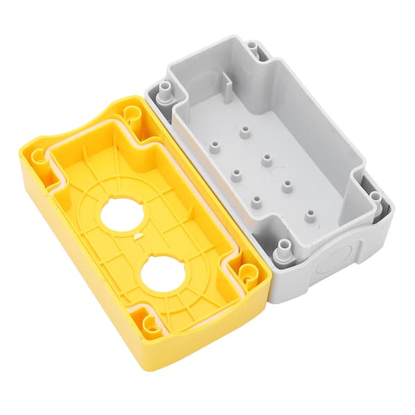 Vattentät Knappbox Switch Konsol Fodral - Gul+Grå (2 Set)