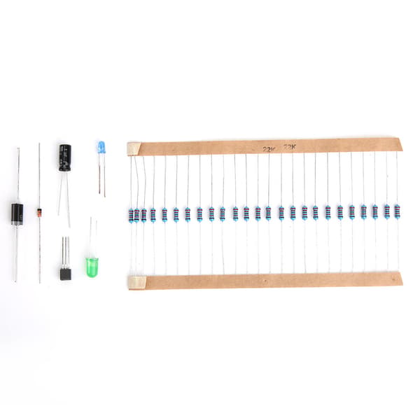 1565PCS Elektronisk Komponent Assorteret Sæt Kondensator LED Diode Transistor 0.25W Modstand