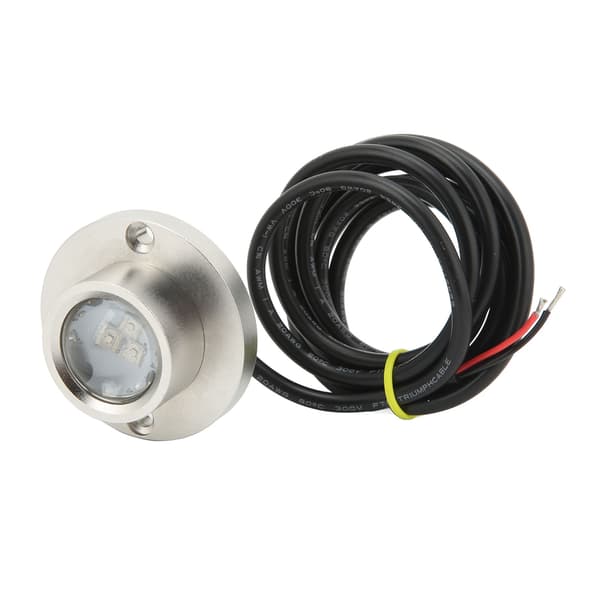 Marin undervanns LED-lys 12V 24V rustfritt stål universell båt yacht vannsidebelysning blå