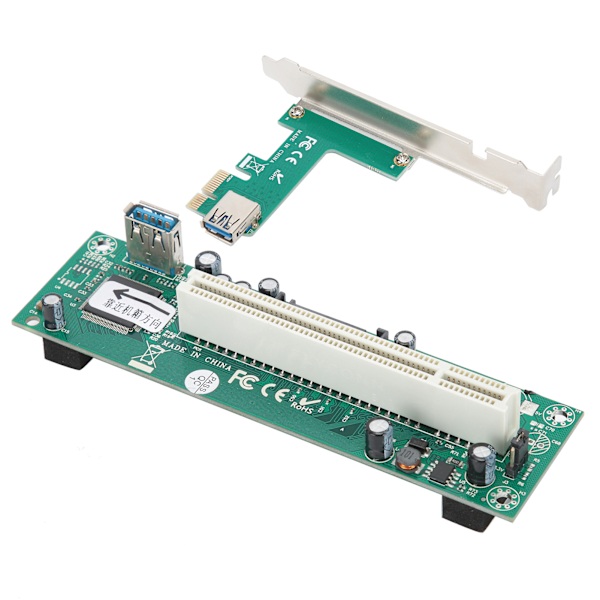 PCIE Express til PCI Adapter Netværkskort Controller ASM1083 4 Pin Stik Mini
