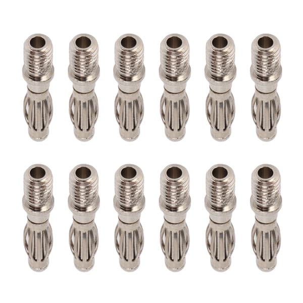 100 STK 21.180mm 4mm Bananstik Kobber M5 Hanstik til Elektronisk Test