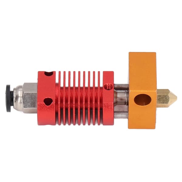 Ekstruderhovedudskiftning 4 mm messing MK8 dysesæt 3D-printerdele til CR‑10 Ender 3