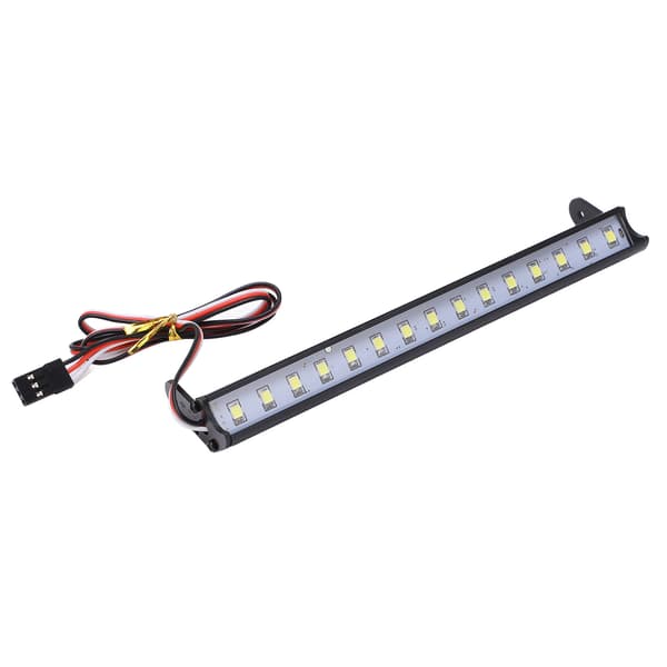 1 10 RC Takljusramp Universal Vit 15 LED-lamppärlor Monteringsfästen för RC Crawler Bil