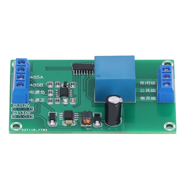 MAX485 RS485 Datamaskin Kontroll Relé Modul Chip Heksadesimal Koding Kompakt Praktisk Driverkort DC7 til DC30V