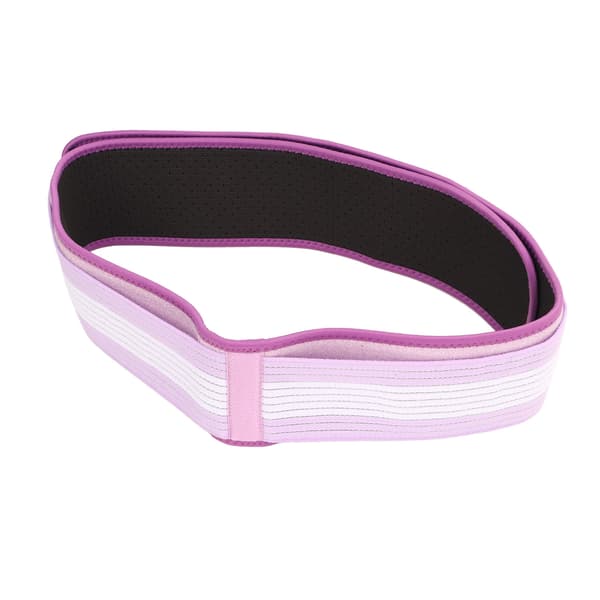 Justerbart Ischiasbälte Bäckenstabilisering Smärtlindring Sacroiliac SI Led Höftstöd 140cm Lila