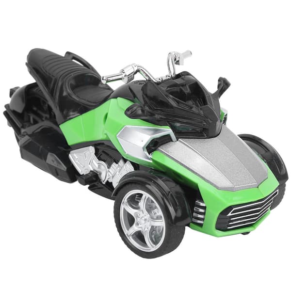 1:14 Legering Motorcykel Legetøjsmodel Høj Simulation Børn Kid Pull-Back Køretøj Legetøj Grøn Motorcykel Model