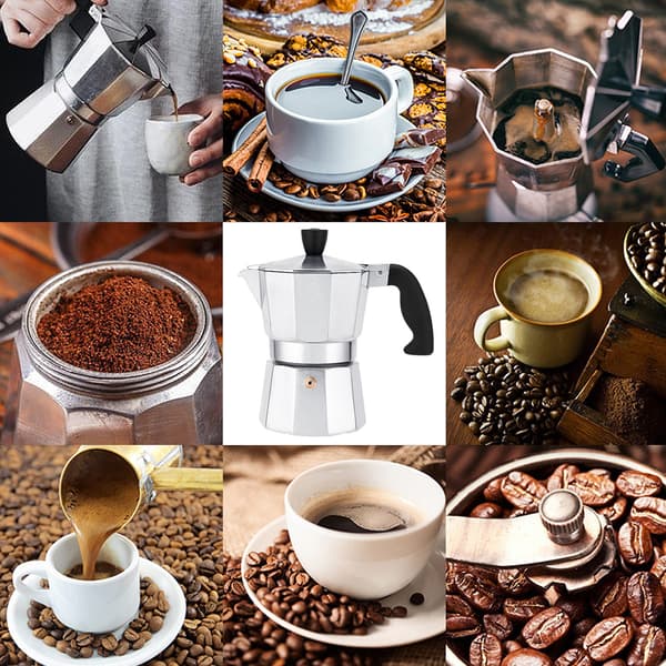 150 ml 300 ml kaffetrakter i aluminium