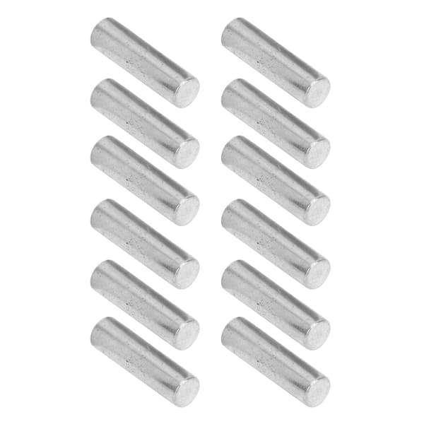 12 st pickupmagnetstavar ersättning elgitarr pickup metall magnetiska kolumner silver