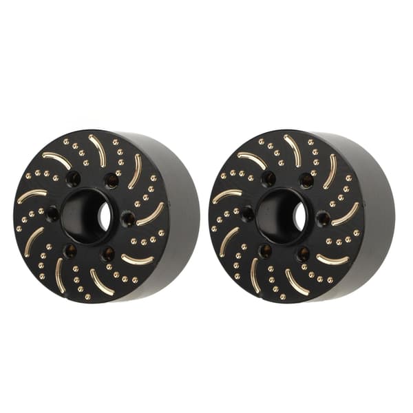 Messinghjulvægte 6 Huls Hex Nav Adapter til 1.9in 2.2in Beadlock Fælg 22mm