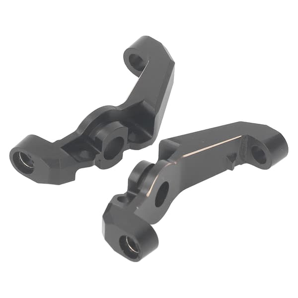 2 STK Sort Messing Antirust Caster Blok Front C Hub til Axial 1/18 UTB18 Capra RC Crawler