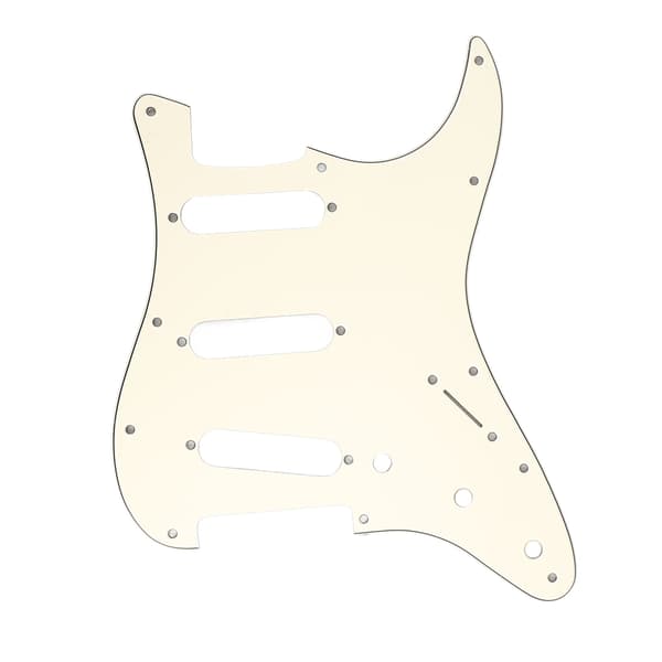 Gitarrplektrumskydd Ersättning Aluminiumfolie Skärmning PVC Repskydd Gitarrskyddsplatta GSSS32