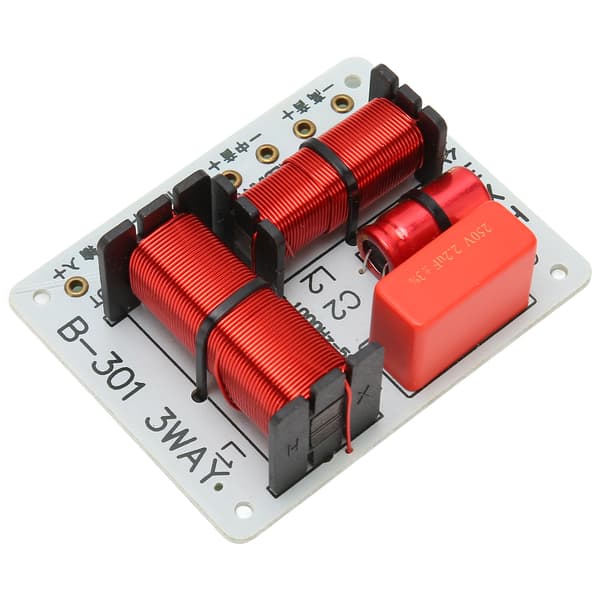 3-vejs HiFi Højttaler Delefilter Board DIY Audio Bas Diskant Frekvensdeler Modul