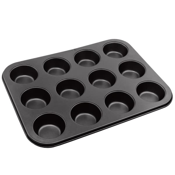 12-kops non-stick muffinform genanvendelig bageform cupcakeform