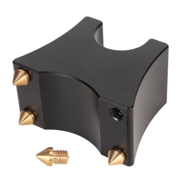 Spike Multifunktionel HiFi Kabelklemme i Aluminiumlegering Højttalerledning Riser Clip Sort
