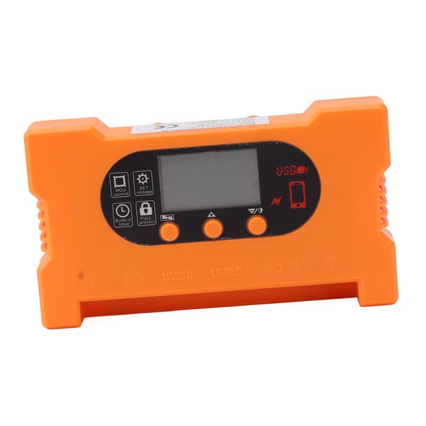 Solarladdningsregulator 100A Dubbel USB Typ C Snabbladdning för 12V 24V Batteri