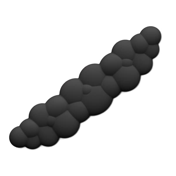 Cloud Musematte Håndleddsstøtte Memory Foam Myk Søt Svart Tretthetslindring Forebygger Deformasjon
