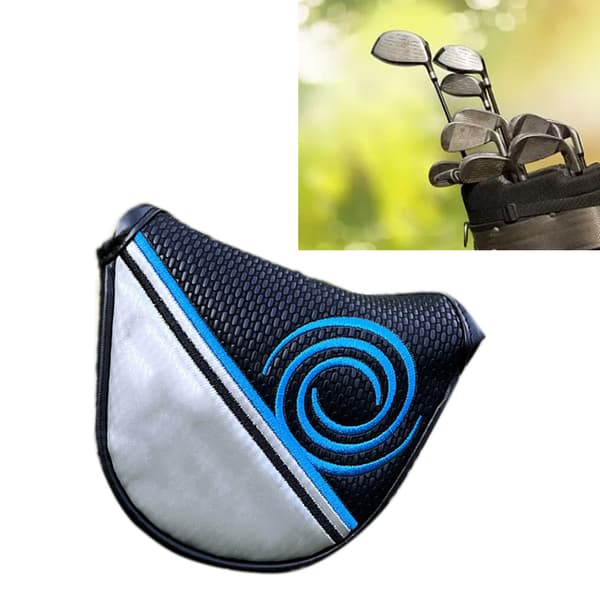 Magnetisk Sugspänne Mallet Putter Huvudskydd Lång Halvcirkel Golf Tillbehör Typ2