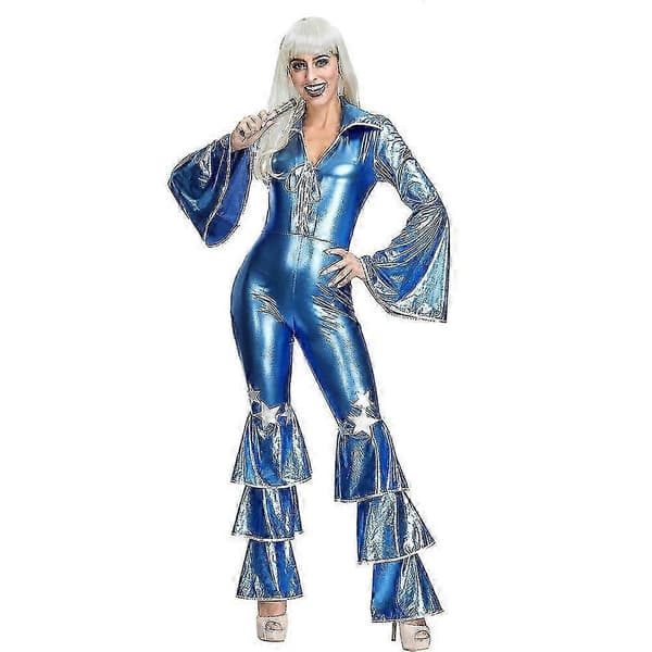 Dame Disco 70'er 60'er Retro Hippie Damekostume XL