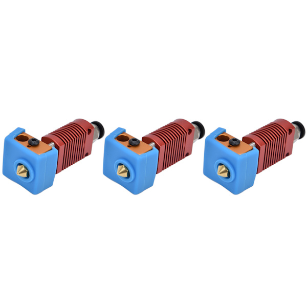 Ekstruder Hotend Kit Aluminiumlegering Messing 3D Printerdele med dyser til Ender 3 Pro