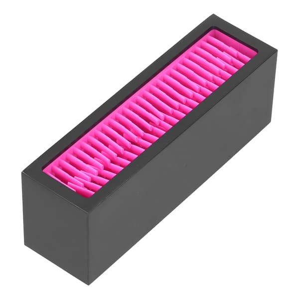 Desktop opbevaringsboks Silikone kosmetisk organizer Makeup børsteholder Læbestiftstativ Rosarød