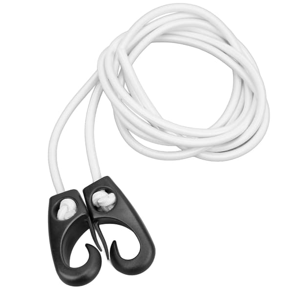 Kajakk Bungee Støtdempende Snor Elastisk Kano Strekktau Hvit