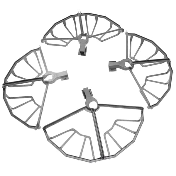4 st Halvt Slutna Propellerskydd för DJI Mavic 2 Pro Drönare Grå