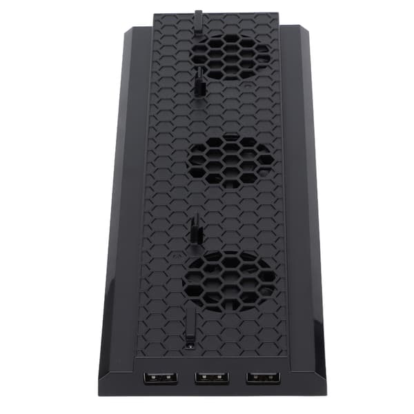 Xbox One X pystysuora jäähdytysteline LED-valopalkilla