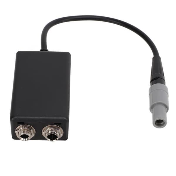 Aviation Headset Adapter Dobbelt GA Hun til LEMO 6 Pin Han