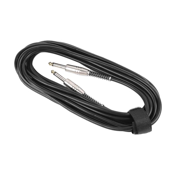 Gitarreffektkabel 6,35 mm pedalanslutningskabel 3 meter instrumenttillbehör för bas elgitarr
