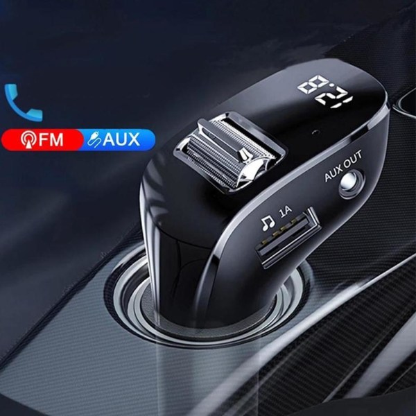 FM-sändare Handsfree Bluetooth 5.0 Car Aux Music XRE Player