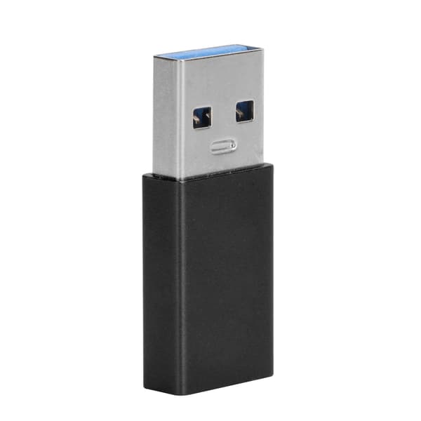 Type C Hunn til USB 3.0 Hann Hurtigladeadapter Svart