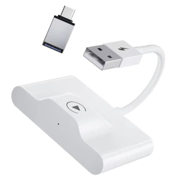 Langaton CarPlay -sovitin USB Plug and Play iPhone Carplay Dongle -laatikolle