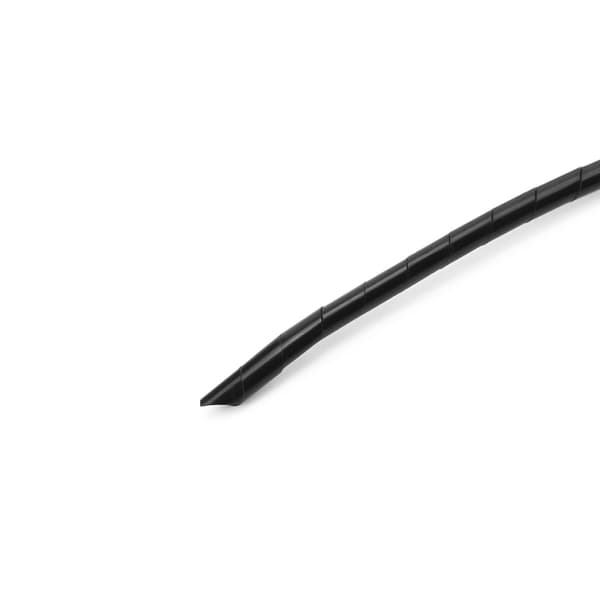 2-pakning Svart 6mm PP Spiral Ledningsbeskyttelse