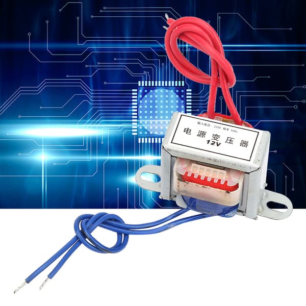 AC 12V/24V Utgångsspänning 2W Ingång 220V 50Hz Enkel Strömtransformator (12V)