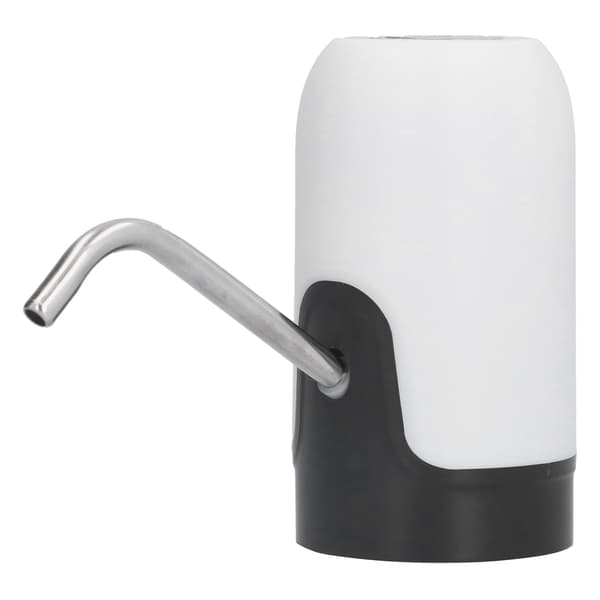 Bärbar USB-laddande elektrisk vattenflaskdispenserpump set vit